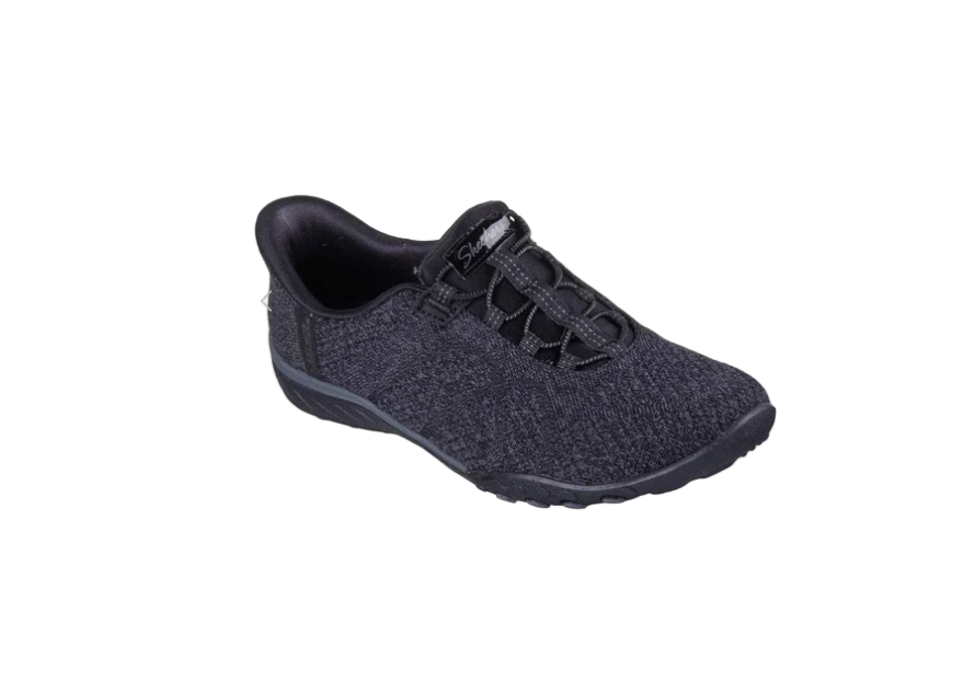 Skechers Womens Breathe Easy Knitty Waves Slip-ins