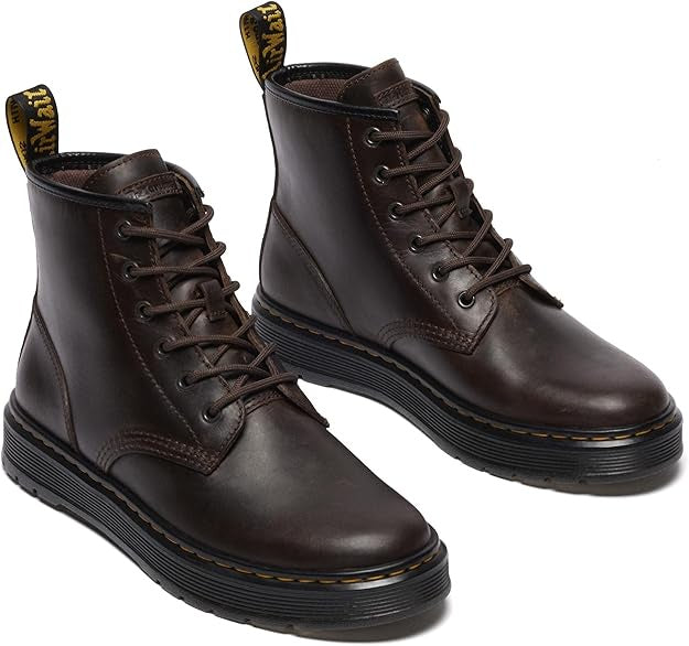 Dr Martens Brookline Chukka 6 Eye Dark Brown Crazy Horse
