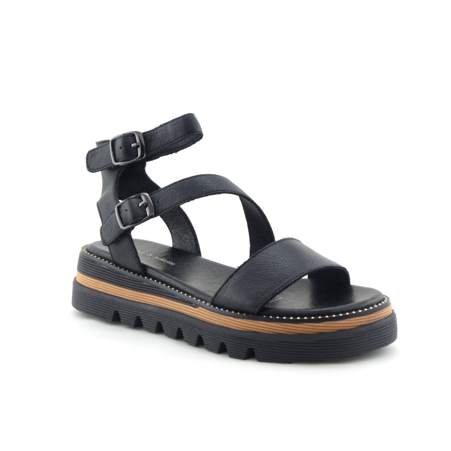 Django & Juliette Selima Black Sandal