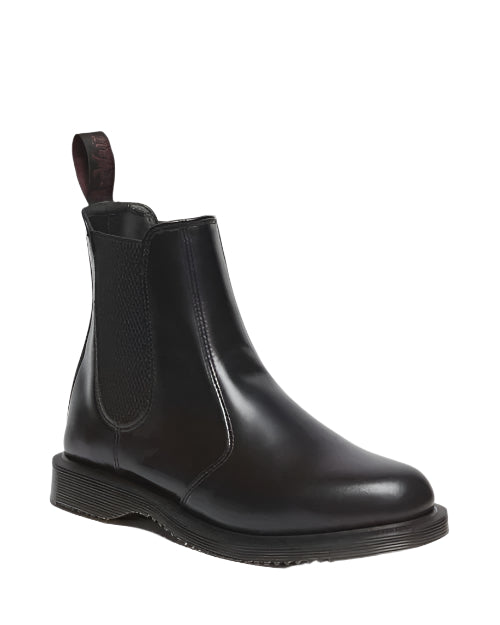 Dr Martens Flora Chelsea Black Smooth Leather Boot
