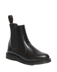 Dr Martens Flora Chelsea Black Smooth Leather Boot