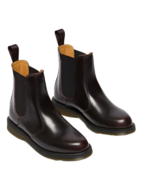 Dr Martens Flora Chelsea Boot Cherry Red Arcadia