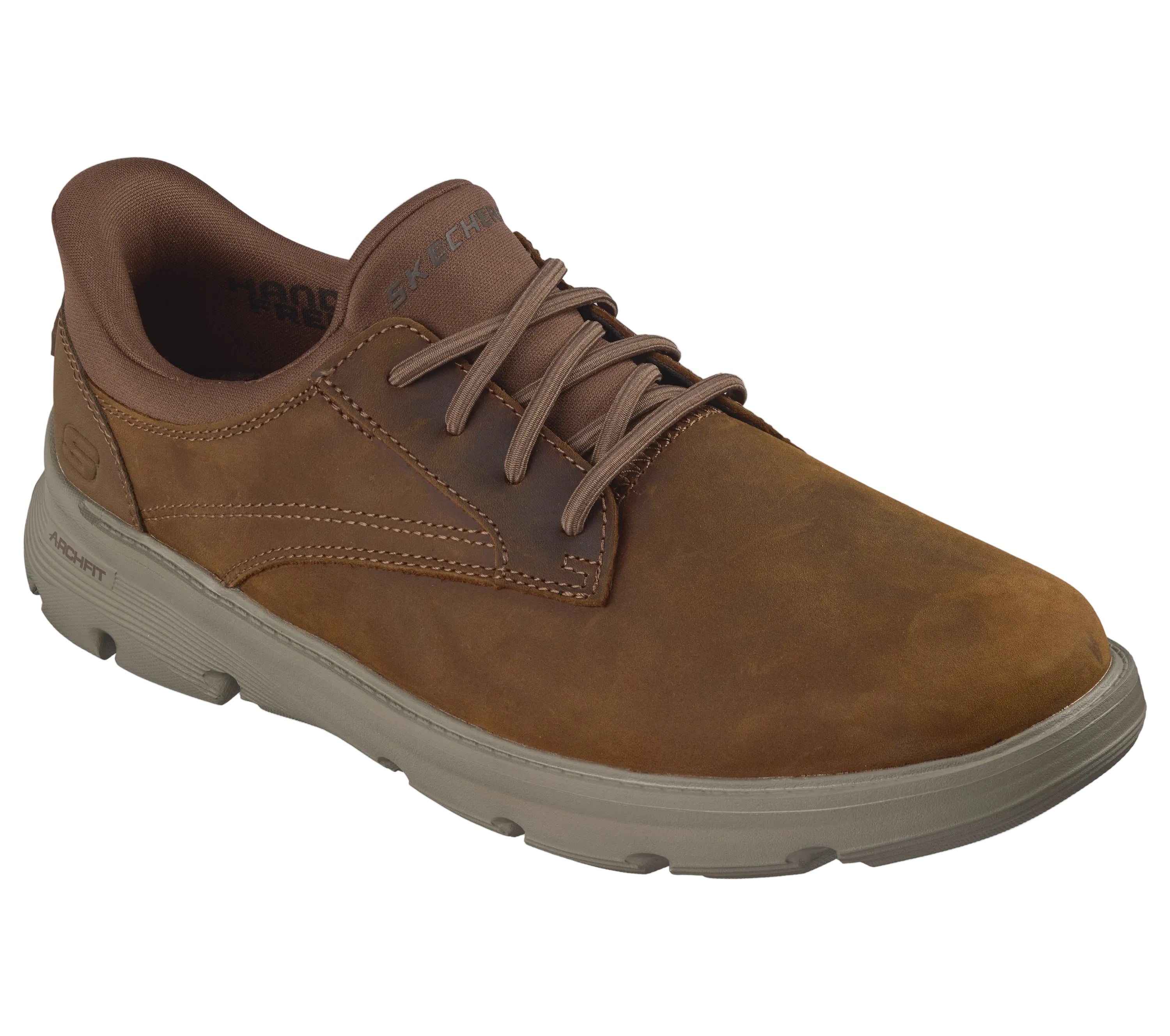 Skechers Arch Fit Garza Langston Dark Brown Mens