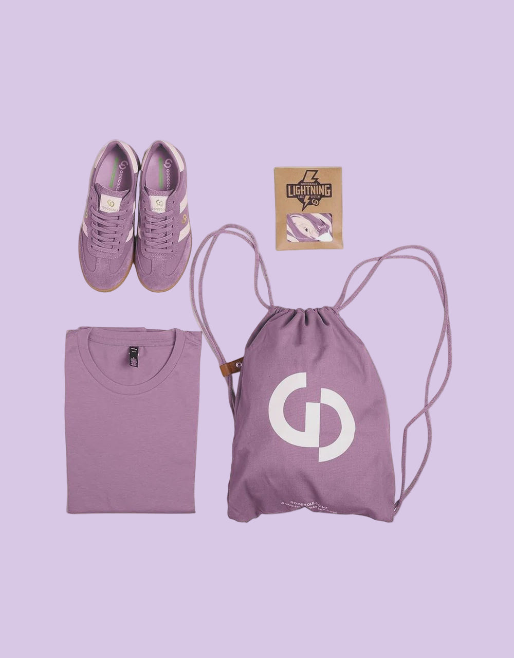 Goodsole 2001 Parallel Sweet Lavender Canvas Sneaker