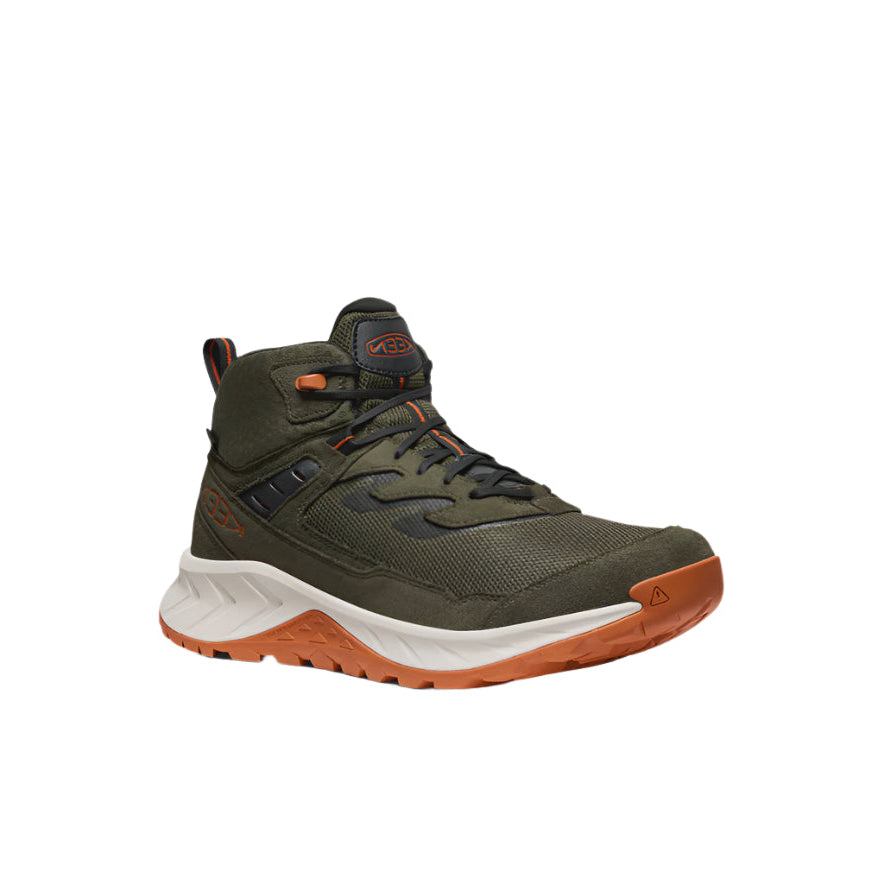 Keen Hightrail Mid WP Mens Forest Night Gold Flame