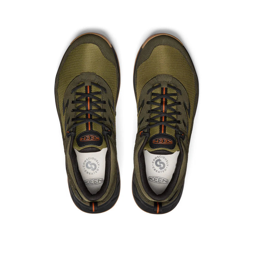 Keen Hightrail WP Mens Shoe Winter Moss Gold Flame
