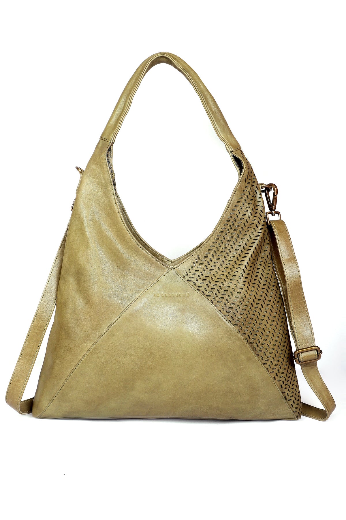 In Leatherz Dot Laser Cut Shoulder Bag