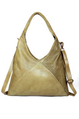 In Leatherz Dot Laser Cut Shoulder Bag