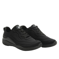 Alegria Liber8 Black Orthotic and Water  Friendly Travel Work Sneaker