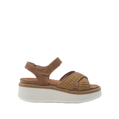 Naot Pavlova Heeled Platform Sandal Brown
