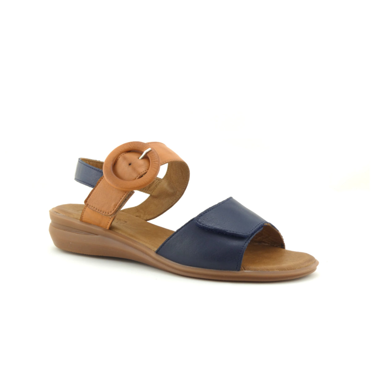 Rilassare Presley Navy Tan Sandal