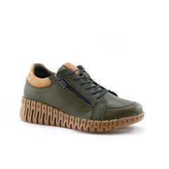 Sala Ella Khaki Sneaker Shoe