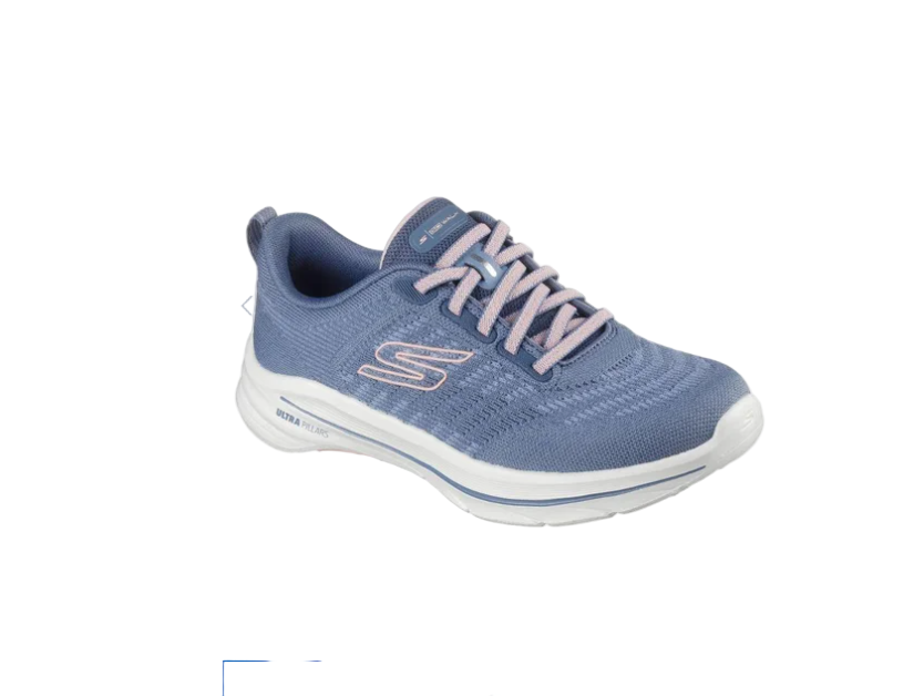 Skechers Go Walk 8 Britt Blue Pink