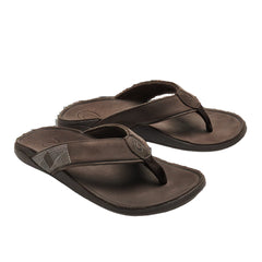 Olukai Tuahine Mens Dark Wood Dark Wood