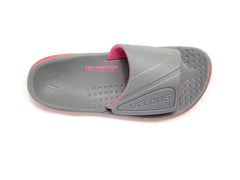 Velous Adjustable Slide Womens Grey Pink