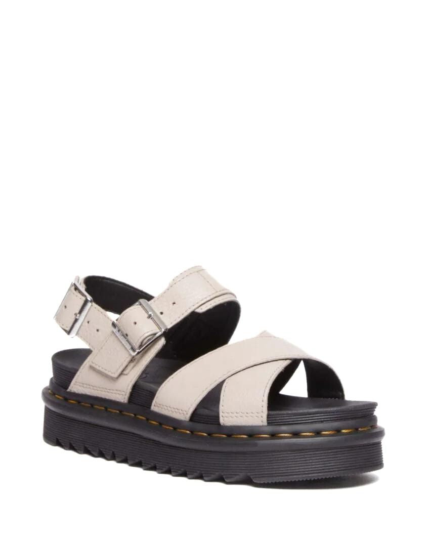 Dr Martens Voss II Cross Strap Sandal Vintage Taupe