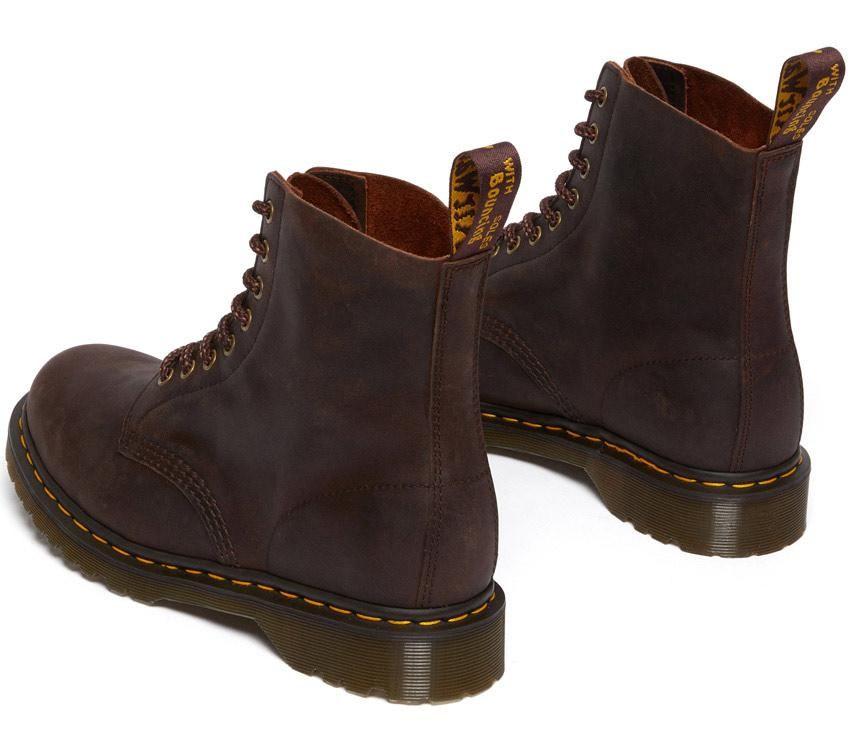 Dr Martens 1460 Pascal 8 Eye Chestnut Brown Waxed
