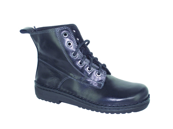 NAOT CLAUDIA Matt Black　38 Naot Claudia Black Boot | Black Lace-up Boot | Travel Boot