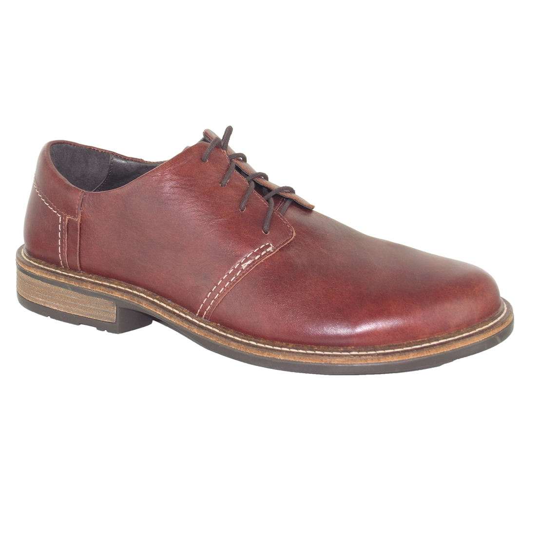 naot chief luggage brown mens lace up shoe