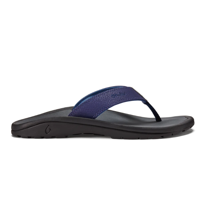 Olukai Ohana Mens Pacifica Dark Shadow | Arch Support Thong | Afterpay ...