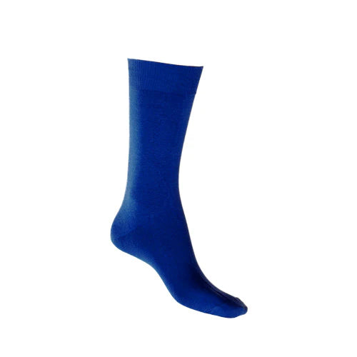 Lafitte Royal Blue Pure Cotton Socks