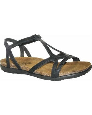 naot dorith black womens sandal