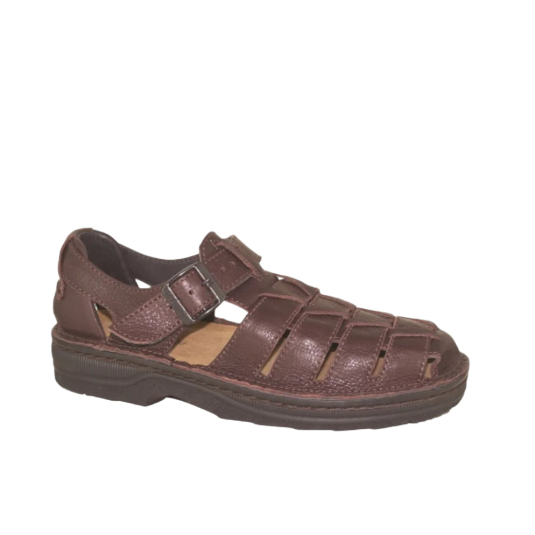 Naot Julius Mens Brown Leather Sandal