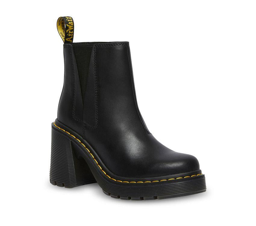 Dr Martens Spence Chelsea Heeled Boot Black Sendel