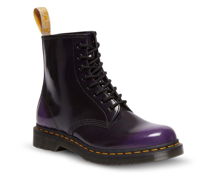Dr Martens Vegan 1460 Rub Off Black Purple